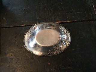 ANTIQUE ART NOUVEAU STERLING SILVER PIN TRAY MARKED C2891 NO MONOGRAM 143g 8