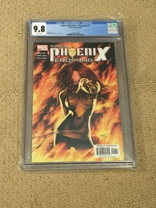 Phoenix Endsong 1 Cgc 9.  8 White Pages (hot Cover)