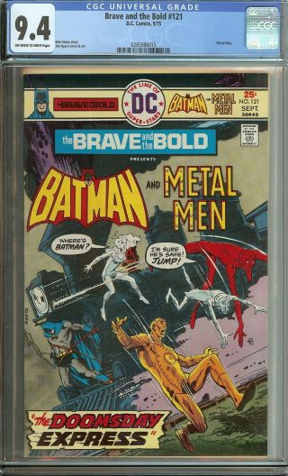Brave And The Bold 121 Cgc 9.  4 Dc Comic Batman & Metal Men