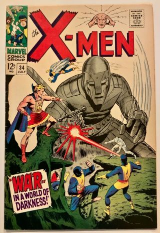 X - Men vol.  1 34 (1967) FN/VF (7.  0) 