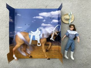 Breyer Ponies 701803 Little Debbie Palomino Ginger Pony Rider Doll Set Box