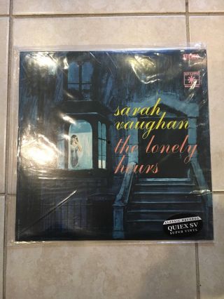 Sarah Vaughan: The Lonely Hours Audiophile Lp Quiex Vinyl Sr52104