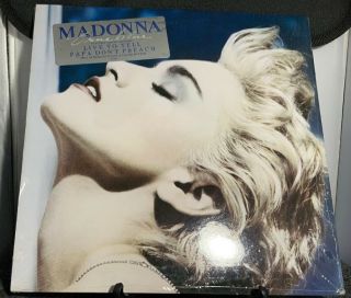 Madonna - True Blue - Sire 1 - 25442 Lp33 - With Poster