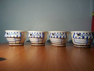 Oreo Cookie Ice Cream Shoppe Vintage Bowls Set Of 4 Ceramic