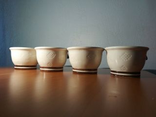 Oreo Cookie Ice Cream Shoppe Vintage Bowls Set of 4 Ceramic 5