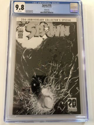 Spawn 220 20th Anniversary Collector’s Special Cgc 9.  8
