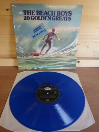 Beach Boys,  Golden Greatest Hits,  Blue Vinyl Lp,  Limited Edition,  Emtv1 Nm/nm