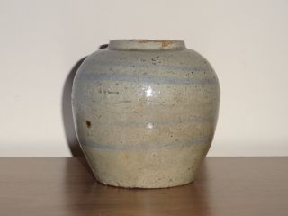 C.  13th - Antique Korean Joseon Dynasty Stoneware Ginger Jar Pot Vase
