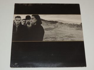 U2 The Joshua Tree Lp Record Gatefold With Poster Barcode 1987