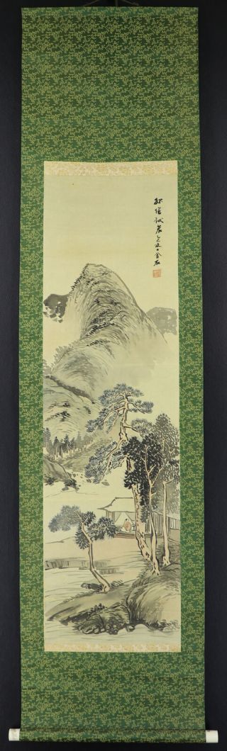 CHINESE HANGING SCROLL ART Painting Sansui Landscape E7809 2