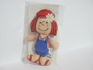 Snoopy Peanuts Peppermint Patty Determined Vintage Greeting Doll Figure 1979
