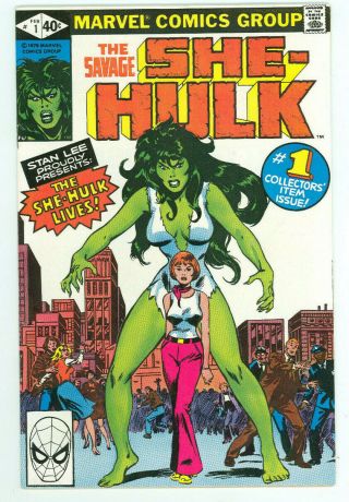 She - Hulk 1 1st App She - Hulk Marvel 1980 Vf