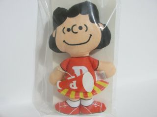 SNOOPY PEANUTS CHARLIE BROWN LUCY DETERMINED VINTAGE GREETING DOLL FIGURE 1979 2