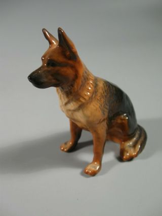 Vintage Porcelain German Shepard Dog