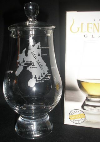 Islay Malts Glencairn Whisky Glass With Ginger Jar Top
