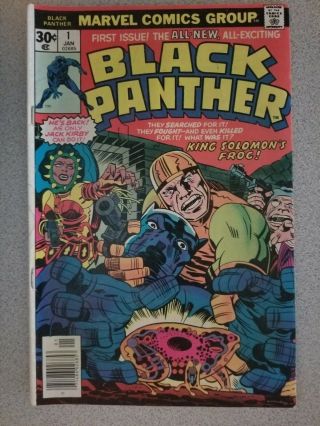 Marvel Comics Black Panther 1 1976 Solo Jack Kirby