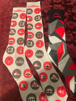Coors Light a fresh sound track socks promo 2 Pairs Rare Please Read Details 5