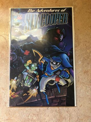 The Adventures of Sly Cooper Issue 2 Comic Bagged and Boarded Sony PS2 Promo I42 8