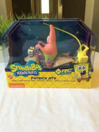 Nickelodeon Spongebob Squarepants Patrick Atv Remote Controlled Rc Car Htf