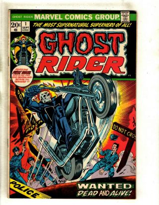 Ghost Rider 1 Vf/nm Marvel Comic Book Johnny Blaze Motorcycle Son Of Satan Rs1