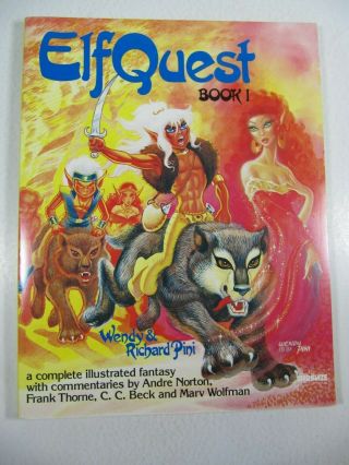 Elfquest Book 1 By Wendy & Richard Pini 1981 First Edition