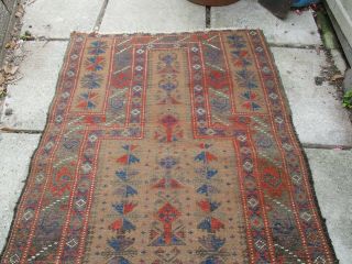 An Antique Hand Made Middle Eastern/Asian Rug c1900? 7