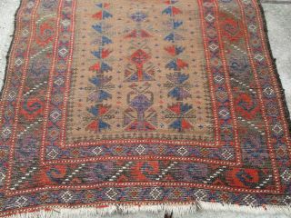 An Antique Hand Made Middle Eastern/Asian Rug c1900? 8