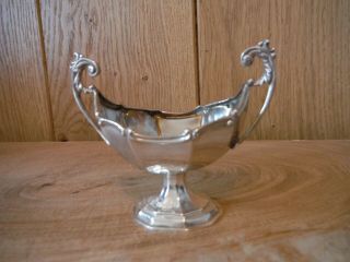 Jd Wd Chester Hallmarked Twin Handled Small Sugar Bowl (007)