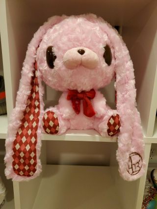 Chax Gp Pink Bunny Gloomy Big Plushie Taito Japan Kawaii Rabbit