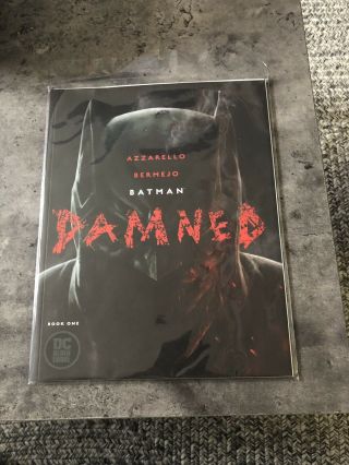 Batman Damned 1 1st Print Nm Cover A Grade It The Appearance Of The “bat Wang”