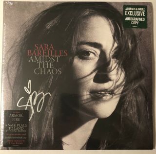 Sara Bareilles Amidst The Chaos Lp Autographed Signed Edition Vinyl