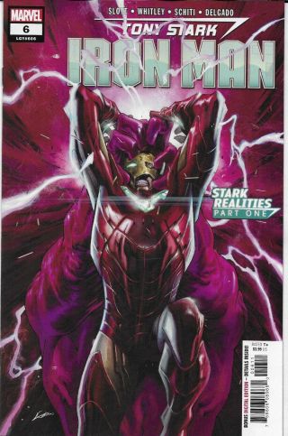 Iron - Man Comic Issue 6 Tony Stark Modern Age First Print 2018 Dan Slott Whitley