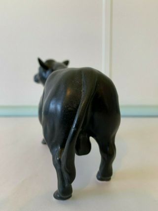 Lefton ' s China Angus Bull Matt Dairy cattle Figurine Made Japan 749 Vintage 3