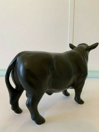 Lefton ' s China Angus Bull Matt Dairy cattle Figurine Made Japan 749 Vintage 4
