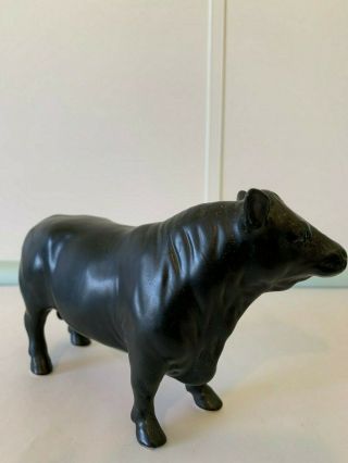 Lefton ' s China Angus Bull Matt Dairy cattle Figurine Made Japan 749 Vintage 5