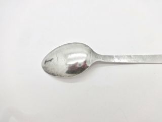 OLD NATIVE AMERICAN STAMPED DESIGN STERLING SILVER SOUVENIR SPOON,  HEAD HANDLE 7