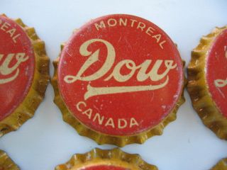 1 VINTAGE OLD STOCK DOW BEER ALE CAP SIGN MONTREAL QUEBEC CANADA 4