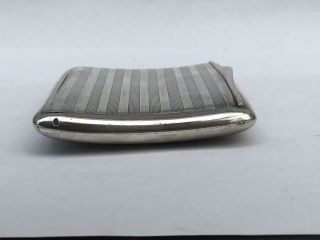 Art Deco Silver Snuff/tobacco Box,  Card Case,  800 Silver - 1922