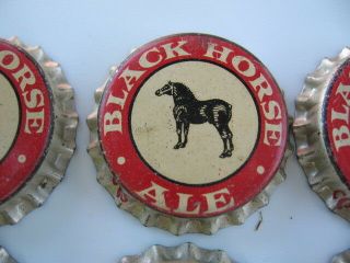 1X VINTAGE OLD STOCK BLACK HORSE ALE BEER CAP SIGN QUEBEC CANADA 4