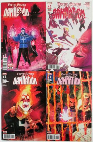 Doctor Strange Damnation 1 - 4 All Nm Donny Cates Reis Marvel Comics