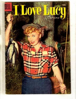 I Love Lucy 7 Fn Dell Silver Age Comic Book Photo Cover Ricky Jl15
