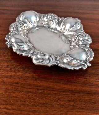 Shiebler Co.  Sterling Silver Art Nouveau Pin Tray / Bowl: No Monogram