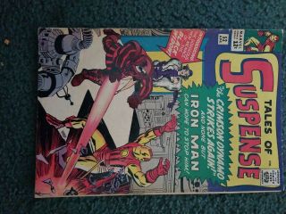 Tales Of Suspense 52 1st Appearance Black Widow Iron Man Vs Crimson Dynamo 1964