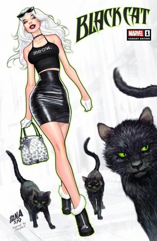 Black Cat 1 Nakayama Variant Marvel Comics Felicia Hardy Spider - Man W/coa