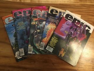 NEAR COMPLETE SET OF EPIC ILLUSTRATED INCLUDING 1ST DREADSTAR & LAST ISSUE 2