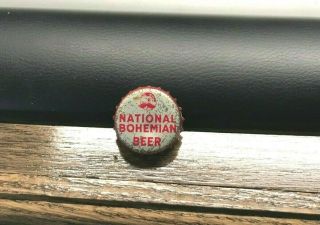 Vintage National Bohemian Beer - Brewing Cork Bottle Cap Crown Baltimore Md
