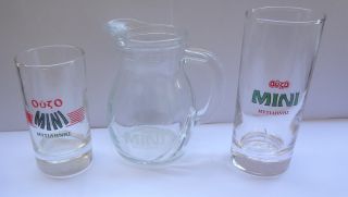 Greece Ouzo Mini Of Mytilene Traditional Greek Alcohol 2 Glasses,  Pitcher Jar