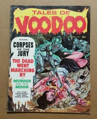 " Tales Of Voodoo " Eerie Publications Vol.  2 4,  Sept.  1969