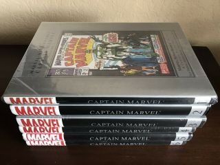 Marvel Masterworks Captain Marvel Volume 1 2 3 4 5 6 - Complete Omnibus - Mt/nm