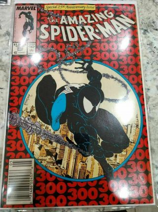 Spider - Man 300 - (nm) - 1st App Venom - White Pgs